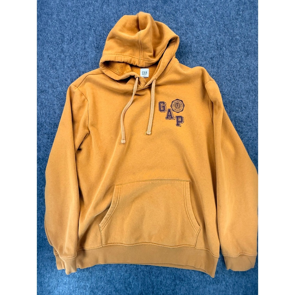 Gap Mens Hoodie Desert Sunset Orange Golden State Athletic Dept Pullover M